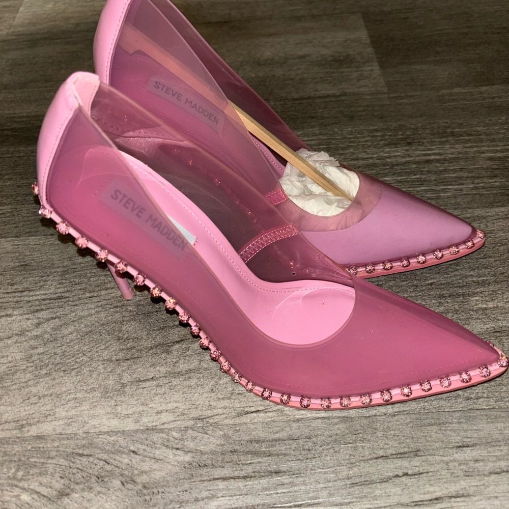 Pink Heels Brand new W8 Steve Madden - Picture 2 of 5